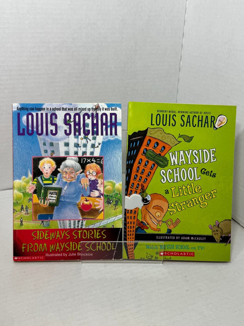 Lot of 2 Louis Scahar Wayside books Sideways Stories from Wayside School